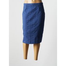 PAUPORTÉ - Jupe mi-longue bleu en coton - Femme - Taille 42 - Modz