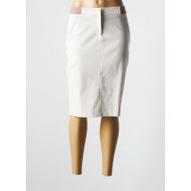WEINBERG - Jupe mi-longue beige en coton - Femme - Taille 42 - Modz