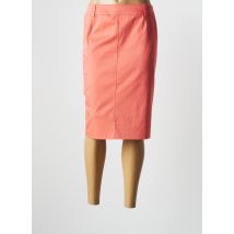 BASLER - Jupe mi-longue orange en coton - Femme - Taille 42 - Modz