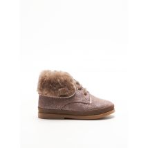 POM D'API - Bottillons marron en cuir - Fille - Taille 19 - Modz