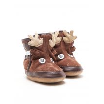 ROBEEZ - Chaussons/Pantoufles marron en cuir - Garçon - Taille TU - Modz