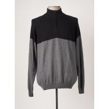 SERGE BLANCO - Pull noir en coton - Homme - Taille 3XL - Modz