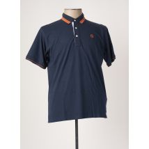 SERGE BLANCO - Polo bleu en coton pour homme - Taille XXL - Modz