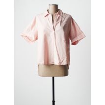 HOD - Blouse rose en coton pour femme - Taille 40 - Modz