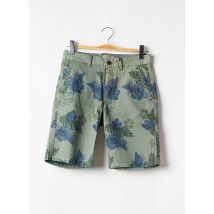 LA SQUADRA - Bermuda vert en coton - Homme - Taille 38 - Modz