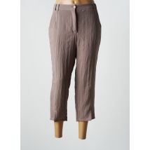 PAUL MATIS - Pantacourt marron en viscose - Femme - Taille 44 - Modz