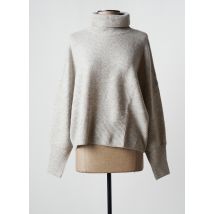 LES TRICOTS DE LÉA - Pull col roulé gris en cachemire pour femme - Taille 38 - Modz