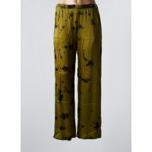 MAISON HOTEL - Pantalon large vert en viscose - Femme - Taille 36 - Modz