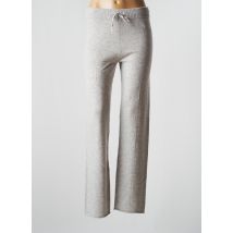 LES TRICOTS DE LÉA - Pantalon droit gris en cachemire - Femme - Taille 36 - Modz