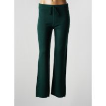 LES TRICOTS DE LÉA - Pantalon droit vert en cachemire - Femme - Taille 36 - Modz