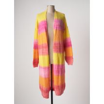 LES TRICOTS DE LÉA - Gilet manches longues rose en mohair - Femme - Taille 36 - Modz