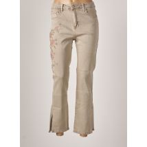 NÜD - Pantalon droit beige en coton - Femme - Taille 36 - Modz