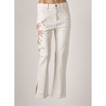 NÜD - Pantalon droit blanc en coton - Femme - Taille 36 - Modz