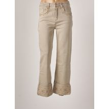 NÜD - Jeans bootcut beige en coton - Femme - Taille 38 - Modz
