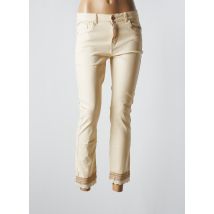 NÜD - Pantalon 7/8 beige en coton - Femme - Taille 36 - Modz