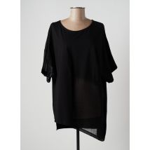 LOTUS EATERS - Tunique manches courtes noir en coton pour femme - Taille 38 - Modz