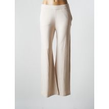 MAJESTIC FILATURES - Pantalon large beige en viscose pour femme - Taille 38 - Modz