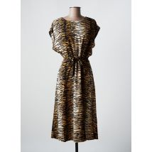 KING LOUIE - Robe mi-longue marron en viscose pour femme - Taille 40 - Modz