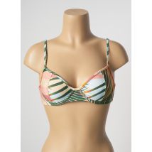 SALINAS - Haut de maillot de bain vert en polyamide - Femme - Taille 36 - Modz