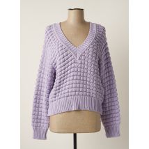 SCHOOL RAG - Pull violet en coton pour femme - Taille 36 - Modz