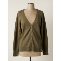 BEST CONNECTIONS - Gilet manches longues vert en coton - Femme - Taille 40 - Modz