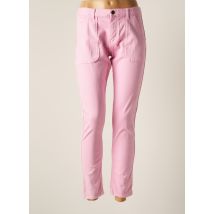 ACQUAVERDE - Pantalon droit rose en coton pour femme - Taille W29 - Modz