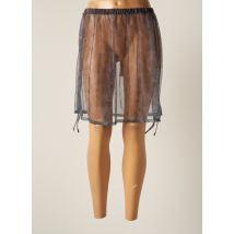 MYRINE ANTWERP - Jupe courte gris en polyester - Femme - Taille 38 - Modz