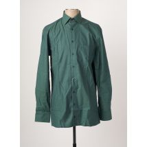 MARVELIS - Chemise manches longues vert en coton - Homme - Taille M - Modz