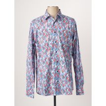MARVELIS - Chemise manches longues bleu en coton - Homme - Taille M - Modz