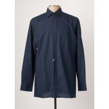 MARVELIS - Chemise manches longues bleu en coton - Homme - Taille L - Modz