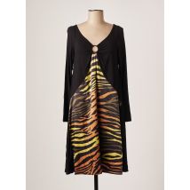 AN II VITO - Robe mi-longue noir en viscose - Femme - Taille 42 - Modz