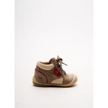 ASTER - Bottillons beige en cuir - Garçon - Taille 19 - Modz