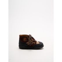 TEKILOU - Bottillons marron en cuir - Garçon - Taille 19 - Modz