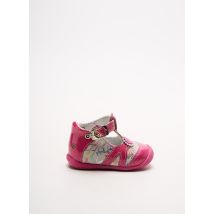 GBB - Sandales/Nu pieds rose en cuir enduit - Fille - Taille 17 - Modz