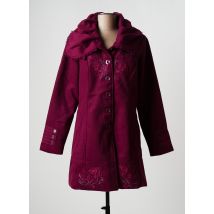COLINE - Manteau long rouge en polyester - Femme - Taille 46 - Modz