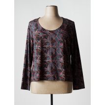 MELLEM - T-shirt gris en viscose - Femme - Taille 50 - Modz