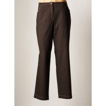 HUCKE WOMAN - Pantalon droit marron en coton - Femme - Taille 52 - Modz