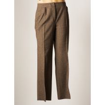TONI DRESS - Pantalon slim marron en polyester - Femme - Taille 50 - Modz