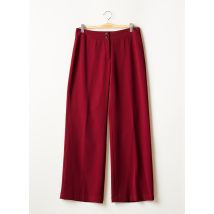 COCOMORE - Pantalon large rouge en polyester - Femme - Taille 40 - Modz