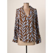 SKATÏE - Chemisier marron en tencel - Femme - Taille 38 - Modz