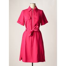 MOS MOSH - Robe mi-longue rose en polyester - Femme - Taille 38 - Modz