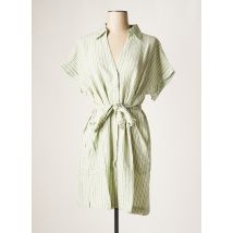 LAURE + MAX - Robe mi-longue vert en coton - Femme - Taille 38 - Modz