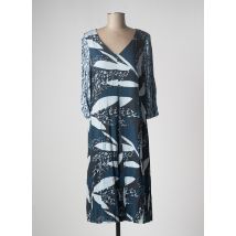 WHITE STUFF - Robe mi-longue bleu en viscose - Femme - Taille 38 - Modz