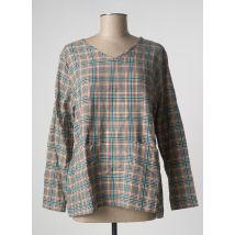 SKANDAL - Blouse bleu en coton - Femme - Taille 36 - Modz