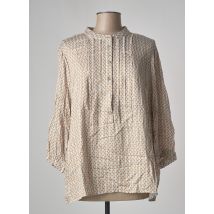 COSTA 8 MANI - Blouse beige en viscose - Femme - Taille 44 - Modz