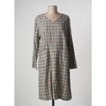 SKANDAL - Robe mi-longue bleu en coton - Femme - Taille 36 - Modz