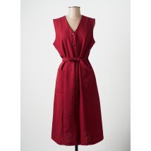 MARIE DE MARCILLE - Robe mi-longue rouge en polyester - Femme - Taille 56 - Modz