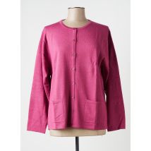 TEMPO REALE - Gilet manches longues violet en laine - Femme - Taille 44 - Modz