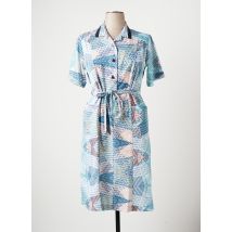 MARIE DE MARCILLE - Robe mi-longue bleu en polyester - Femme - Taille 46 - Modz