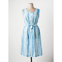 MARIE DE MARCILLE - Robe mi-longue bleu en polyester - Femme - Taille 46 - Modz